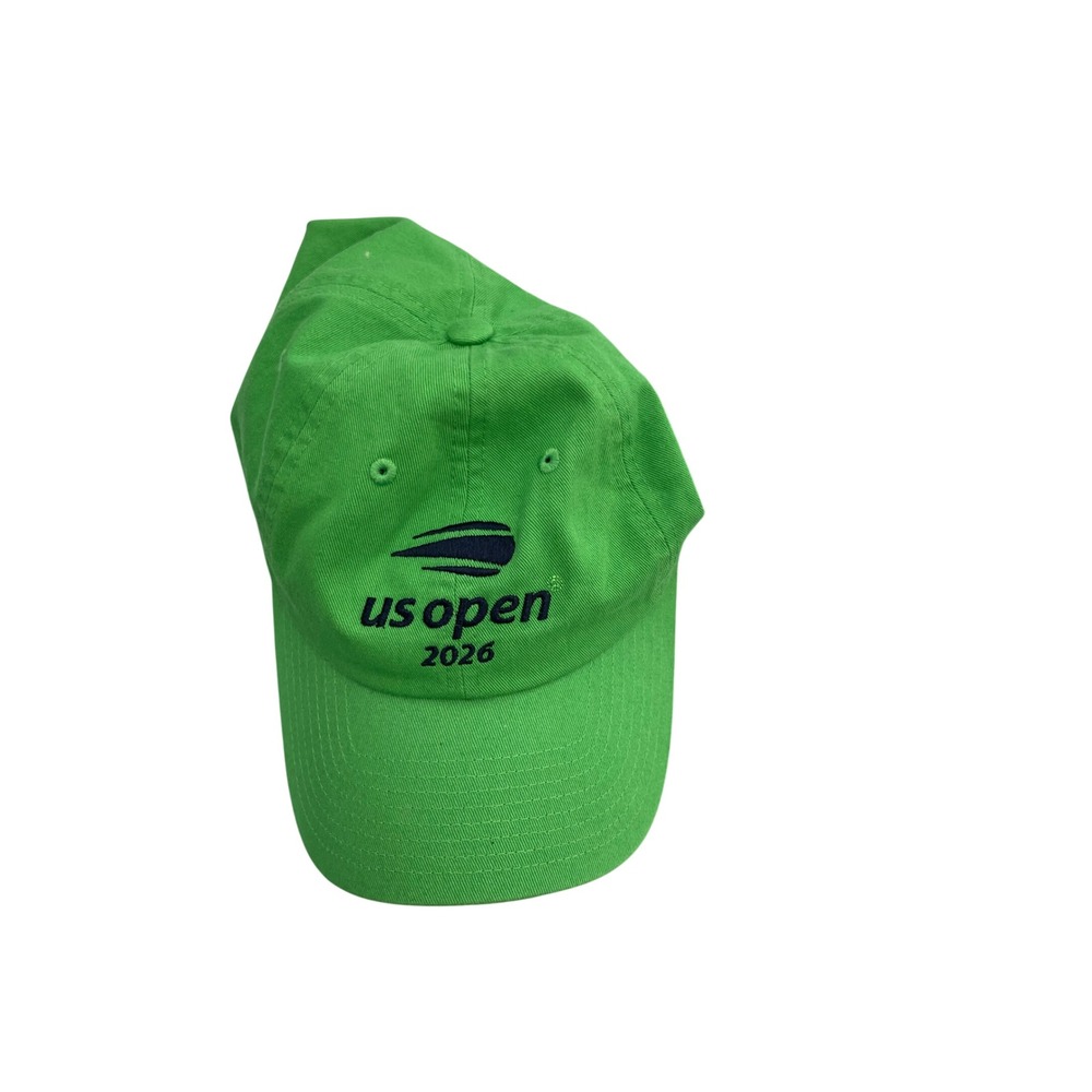 American Needle US Open 2026 Washed Slouch Hat Green Adjustable Strapback Cap